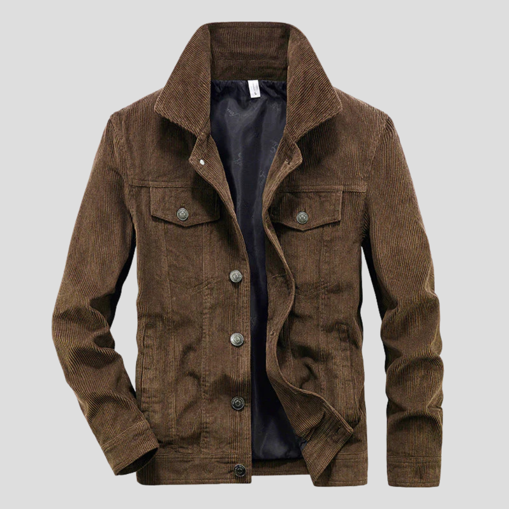 Men's corduroy jacket – slim fit with streamlined style 1