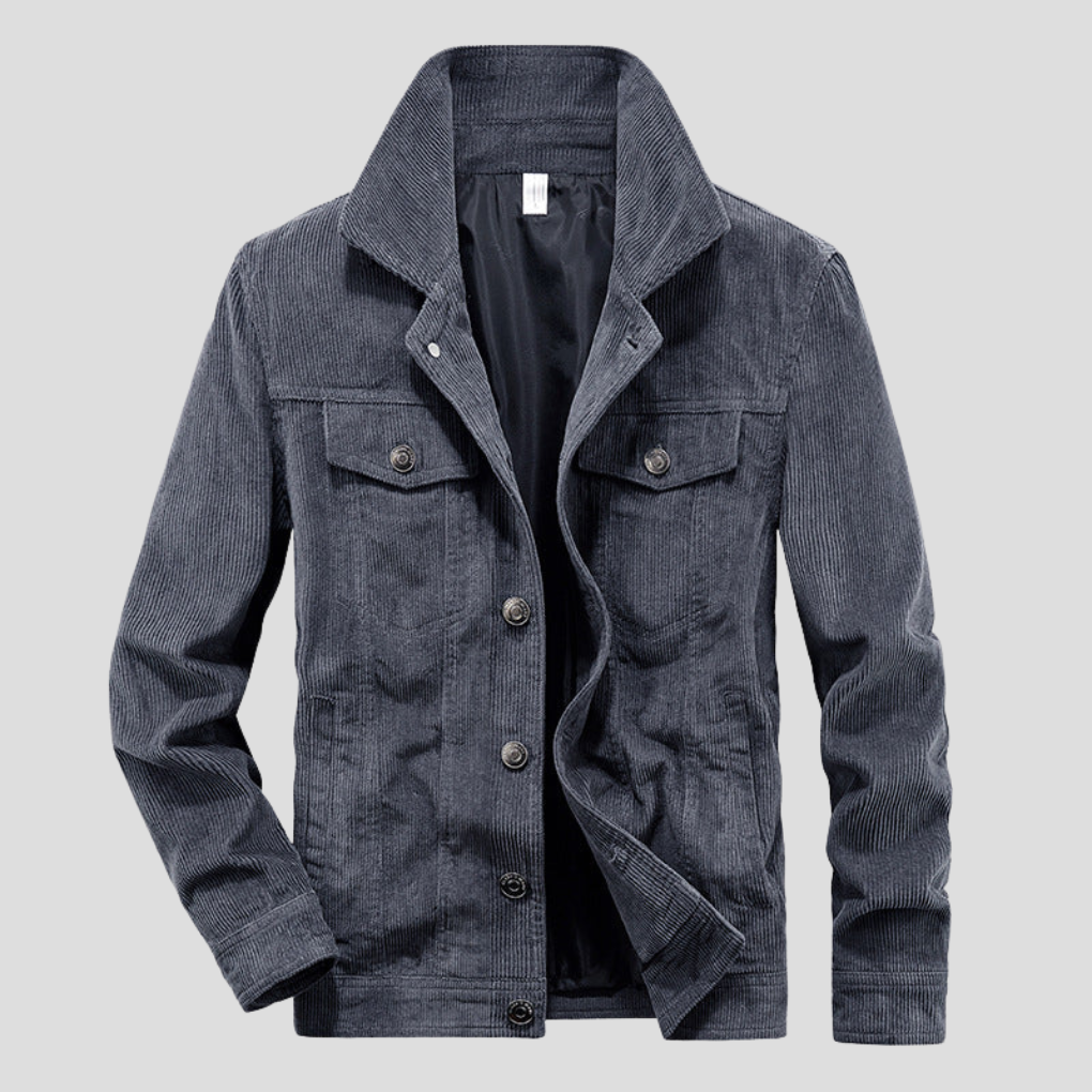Men's corduroy jacket – slim fit with streamlined style 5
