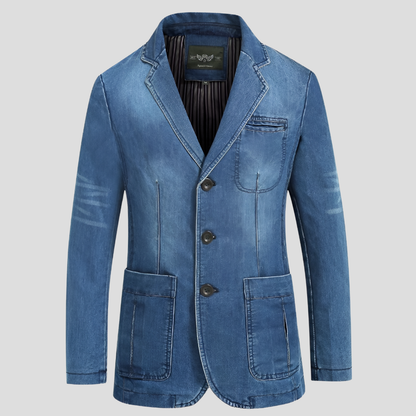 Men's denim jacket – Classic cut with a vintage edge 1