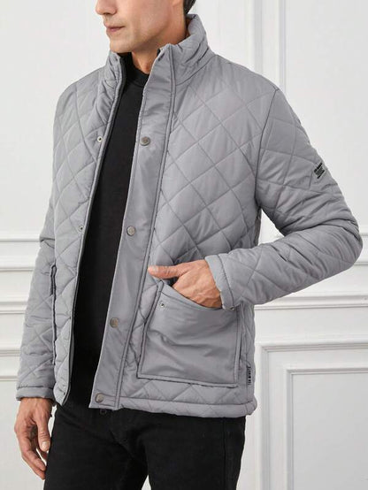 Men's winter quilted jacket | Long sleeve 3