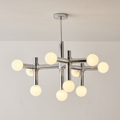 Metal Bauhaus chandelier 0