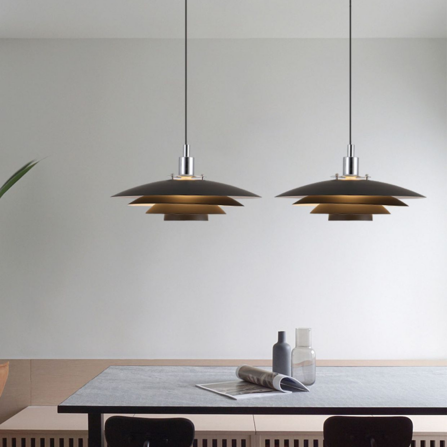 Metal Low Pendant Lamp 0