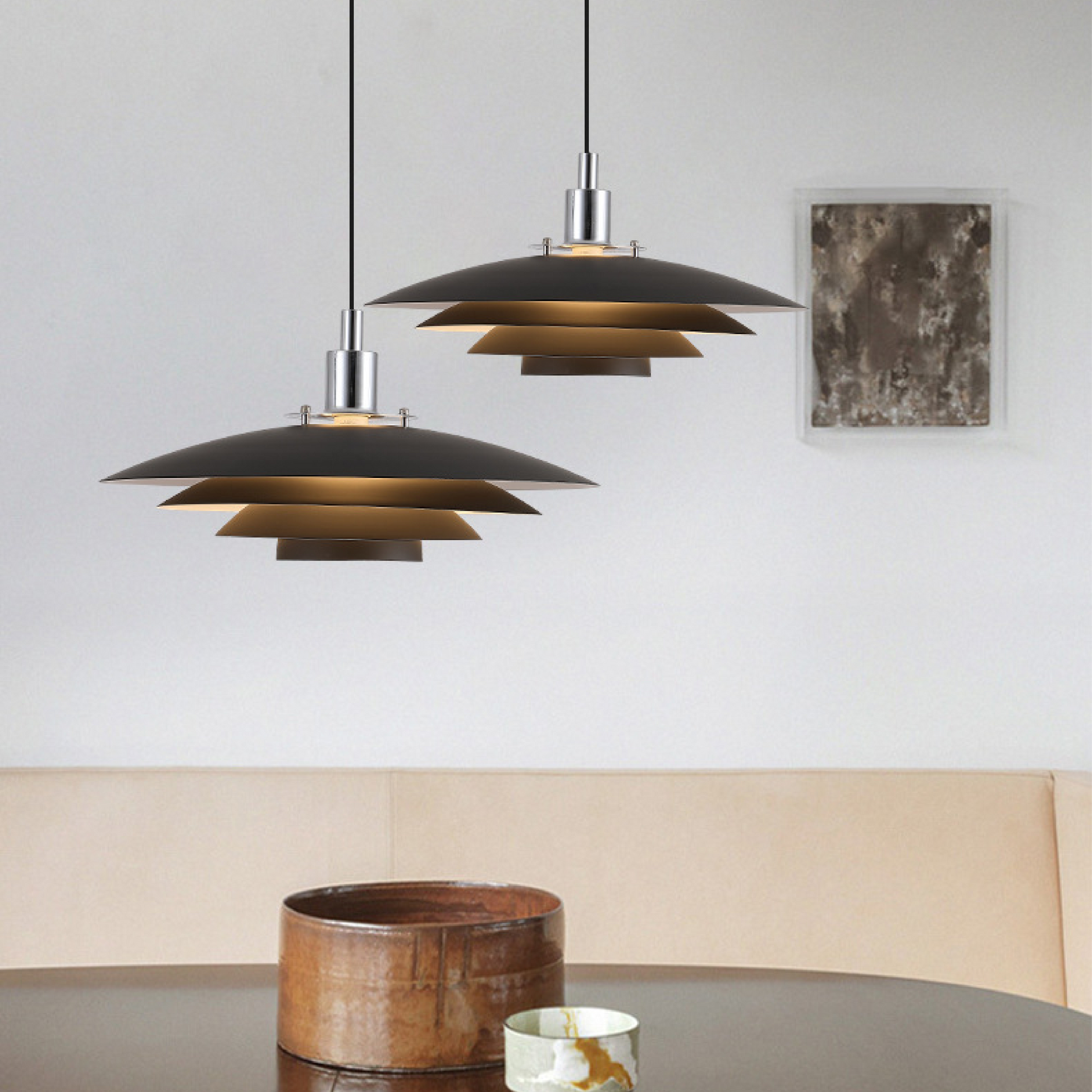 Metal Low Pendant Lamp 1