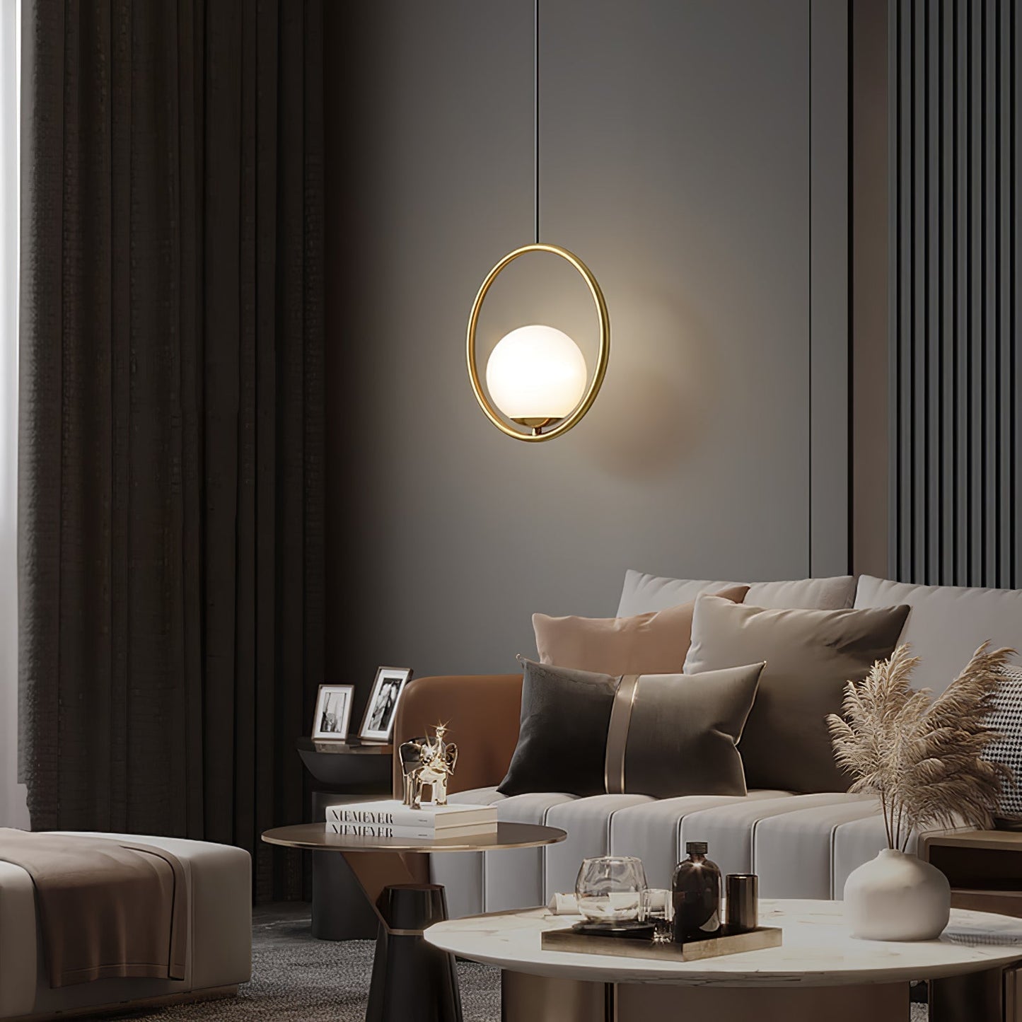 MilaAura - Lámpara de Techo Chic y Contemporánea