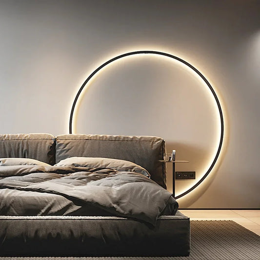 AuraCircle – Minimale runde Wandleuchte