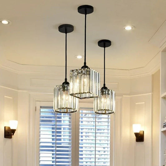 CrystalHaven - Elegant K9 Crystal Pendant Lamp