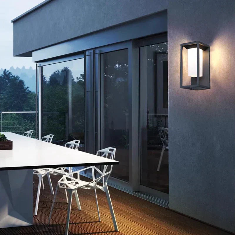 Stylish LED Outdoor Wall Lamp – Weather-Resistant, Energy-Efficient Light Fixture for Patios and Entrances-3