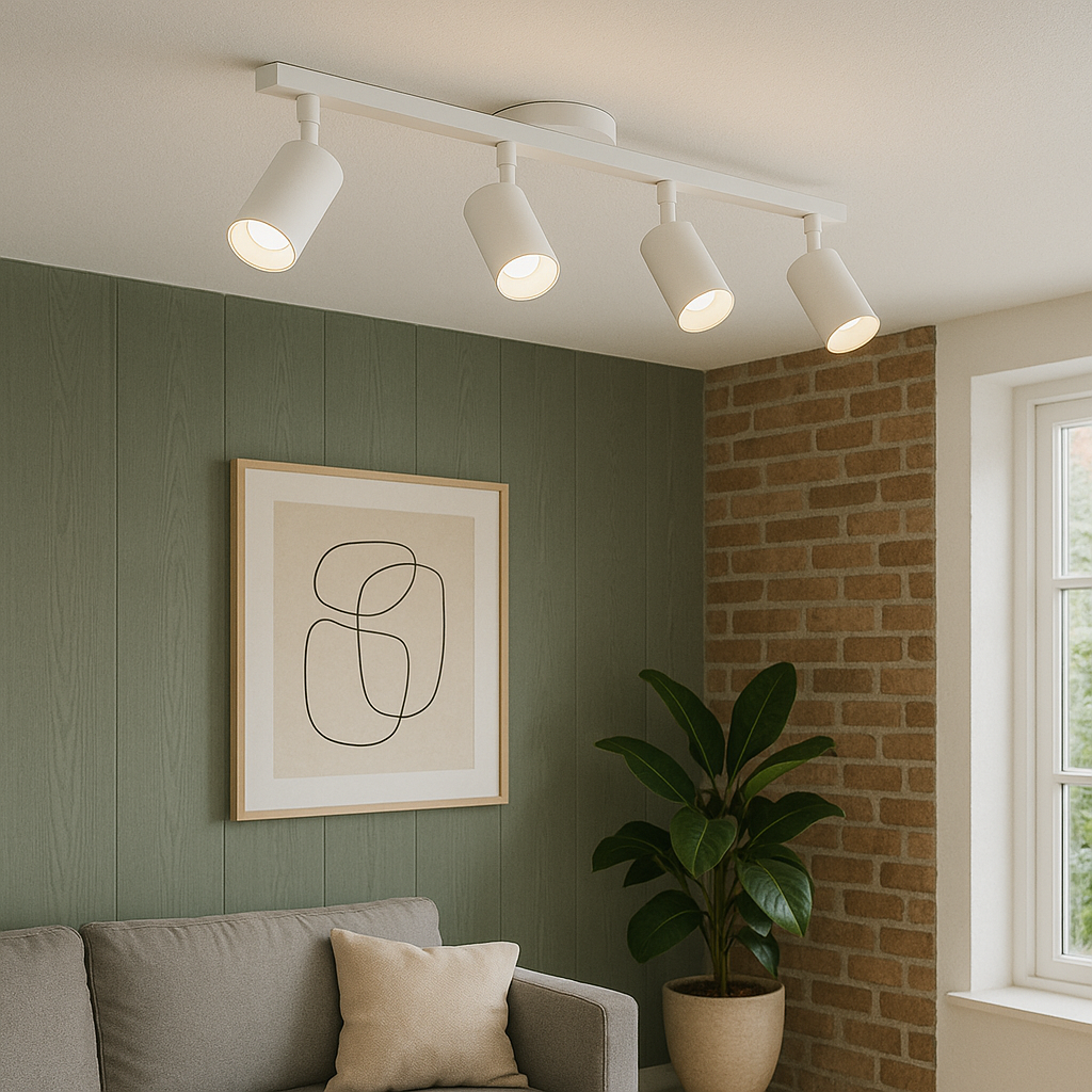 Modern 4-head ceiling lamp 1