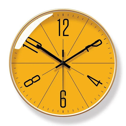 Modern Wall Clock in Black - Minimalist Nordic Design for Home and Office Decor 5