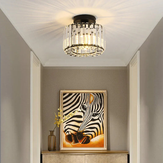 LuxeRadiance – Crystal Ceiling Light