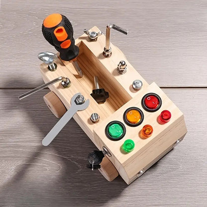 Montessori Busy Board - Interactive Educational Toy for Fine Motor Skills & Cognitive Development, 3-12 Years 2