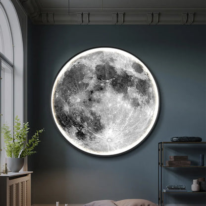 CelestialGlow – LED Moon-Shaped Wall Lamp