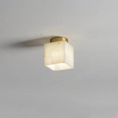 MoonAura – Alabaster Ceiling Pendant