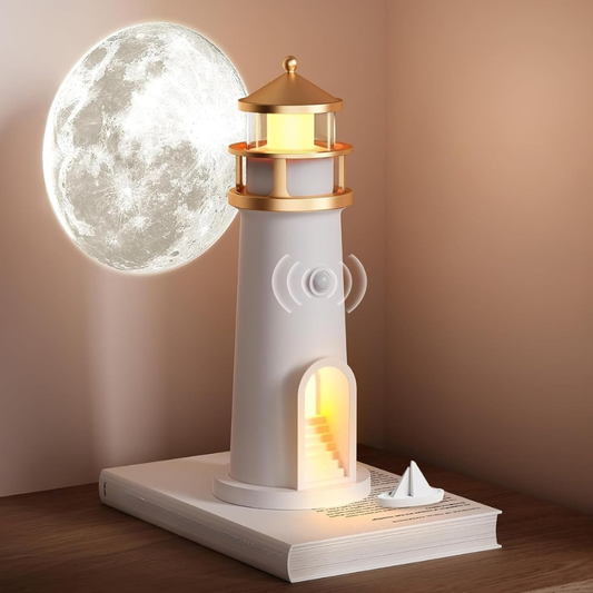 Moon Lamp Night Light Lighthouse Design Bedroom Decor 0
