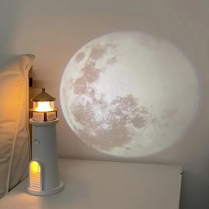 Moon Lamp Night Light Lighthouse Design Bedroom Decor 4