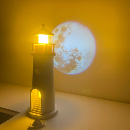 Moon Lamp Night Light Lighthouse Design Bedroom Decor 6