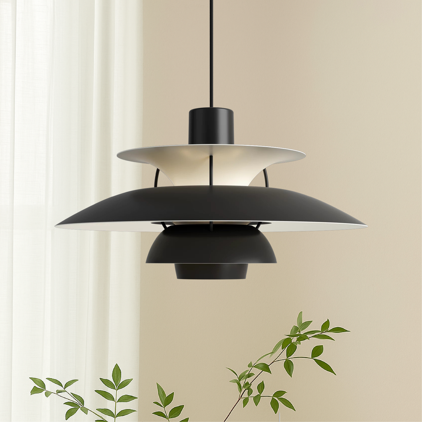 Multi-layered Danish pendant lamp 0