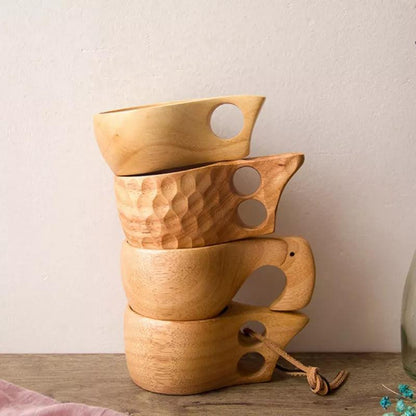 NatureCraft | Unique Handcrafted Organic Wooden Drinking Cup 2