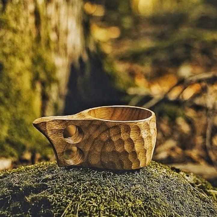 NatureCraft | Unique Handcrafted Organic Wooden Drinking Cup 4