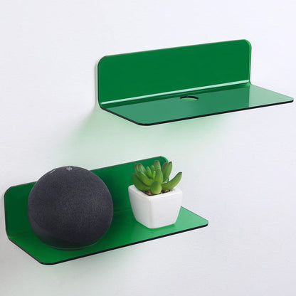 NeonAura | Vibrant Modern Acrylic Floating Shelf Set 9