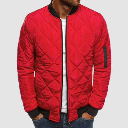 Niels | Lightly padded breathable autumn bomber jacket for men 3