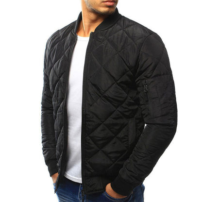 Niels | Lightly padded breathable autumn bomber jacket for men 5