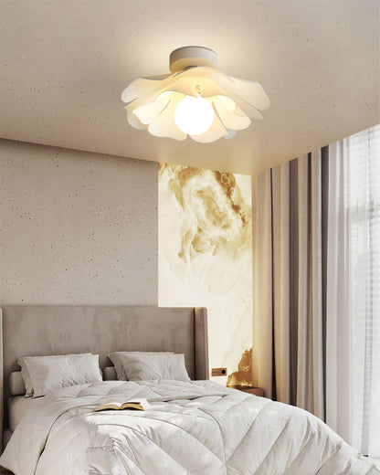 MoonlitBloom - Ceiling Lamp with Night Flowers and Warm Illumination