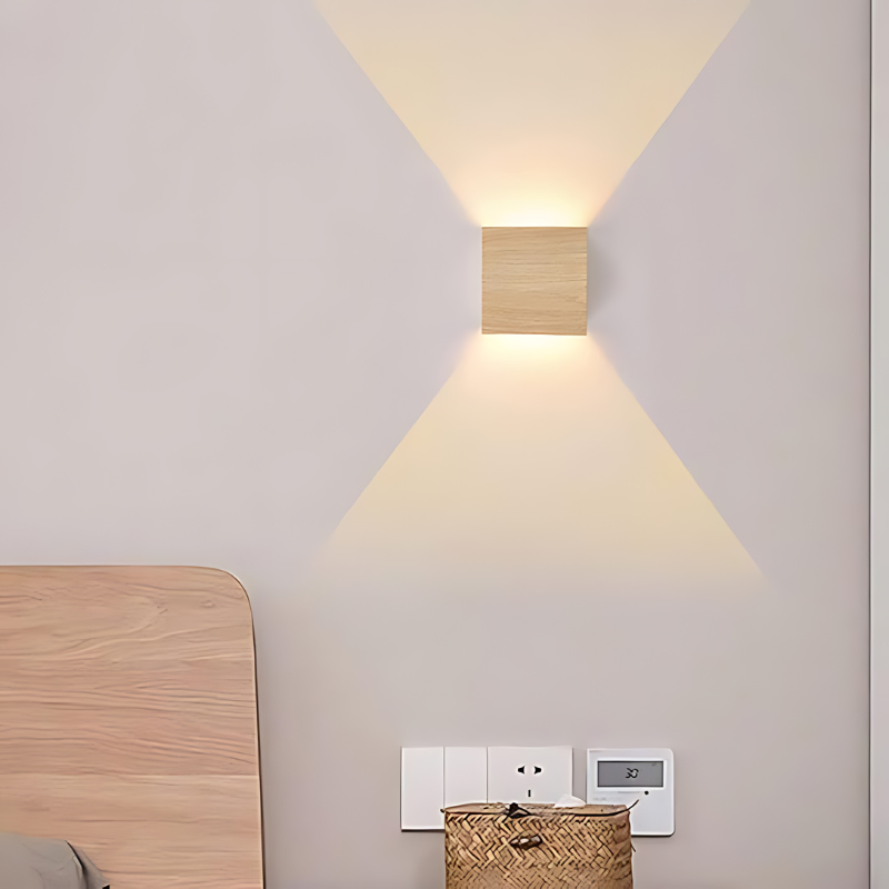 NordiLume | Stylish Natural Wood Scandinavian Wall Light Fixture 0
