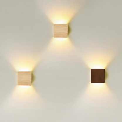 NordiLume | Stylish Natural Wood Scandinavian Wall Light Fixture 2