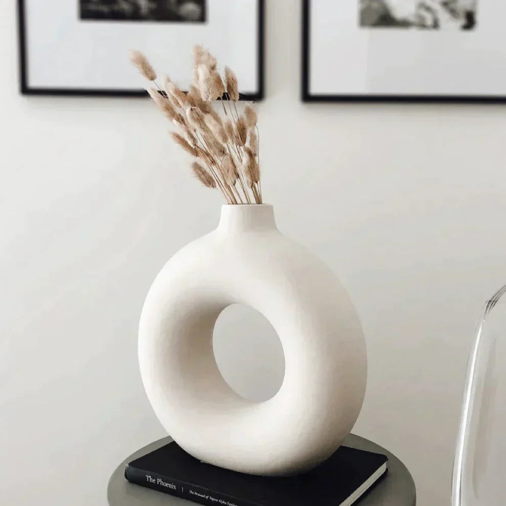 TranquilGlass - Elegant Vase for a Serene Interior