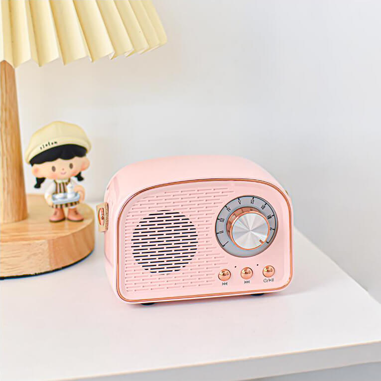NostalgiaWave | Stylish Retro Portable Bluetooth Speaker with Immersive Sound 1