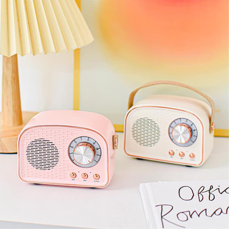 NostalgiaWave | Stylish Retro Portable Bluetooth Speaker with Immersive Sound 2