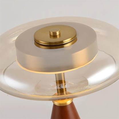 GlowSphere – Lampada d'accento moderna in ambra e fumo