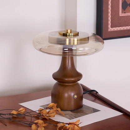 GlowSphere – Lampada d'accento moderna in ambra e fumo