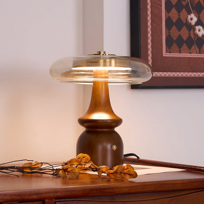 GlowSphere – Lampada d'accento moderna in ambra e fumo