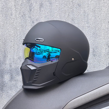 Retro Pilot Motorcycle Helmet –  DOT and ECE Approved, Timeless Look