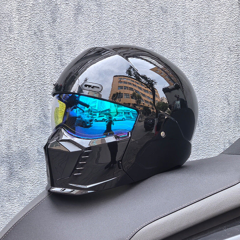 Retro Pilot Motorcycle Helmet –  DOT and ECE Approved, Timeless Look