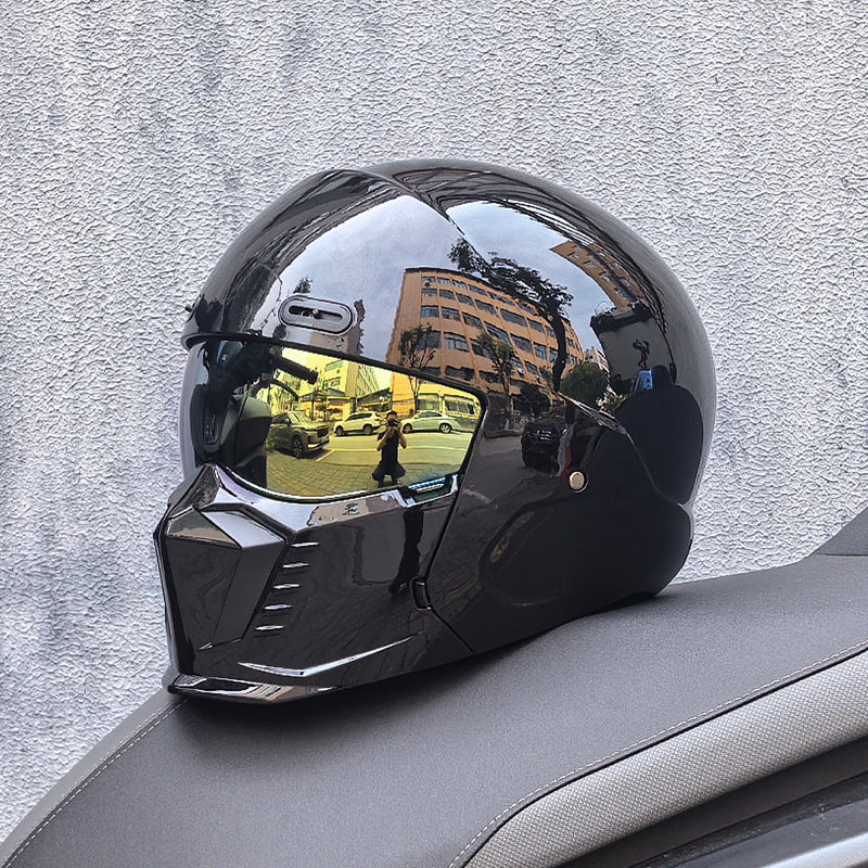 Retro Pilot Motorcycle Helmet –  DOT and ECE Approved, Timeless Look
