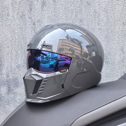 Retro Pilot Motorcycle Helmet –  DOT and ECE Approved, Timeless Look