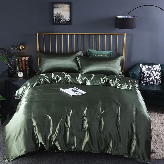 SilkenDream - Luxury 4-Piece Satin Bedding Set