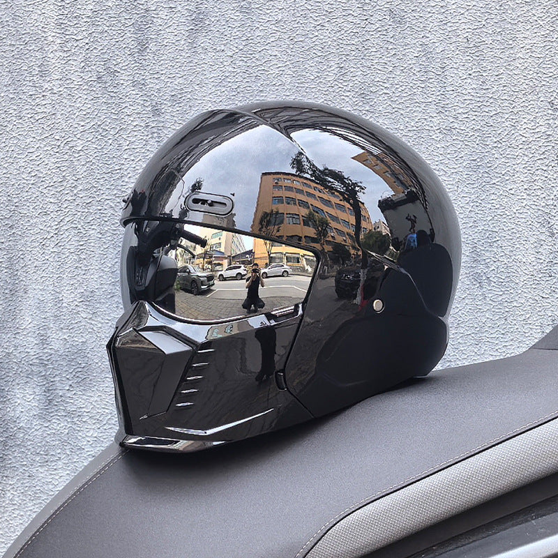 Retro Pilot Motorcycle Helmet –  DOT and ECE Approved, Timeless Look