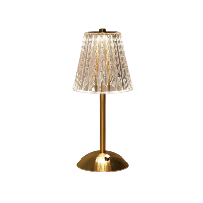 CrystalLuxe - Vintage Table Lamp with Elegant Shine