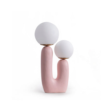 ClearLume – Sleek Glass and Resin Table Lamp