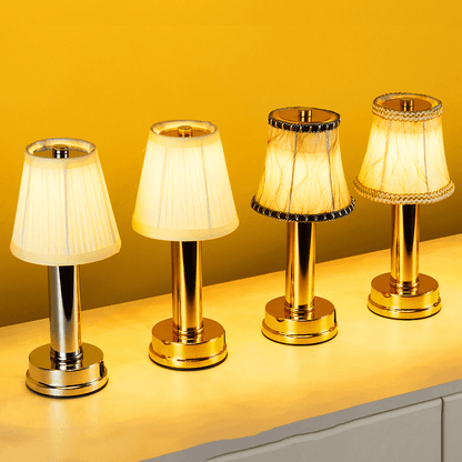 GleamGlow – Modern Brass Table Lamp