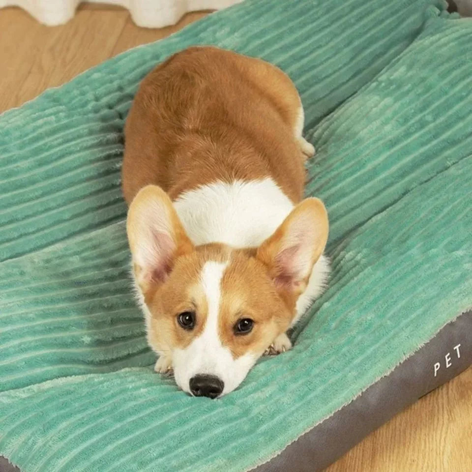 Orthopedic Dog Bed for Large Dogs with Supportive Foam and Soft Fleece Cover - Comfortable and Non-Slip 3