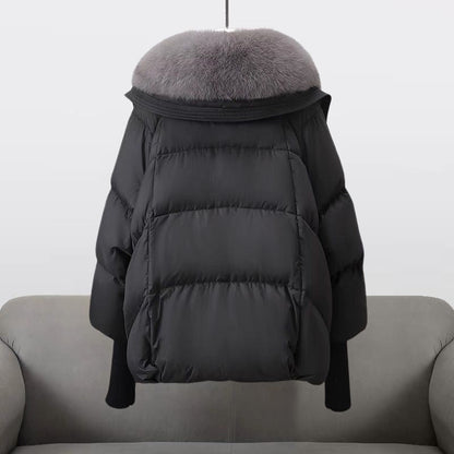Oslo - Short coat with padded hood 2