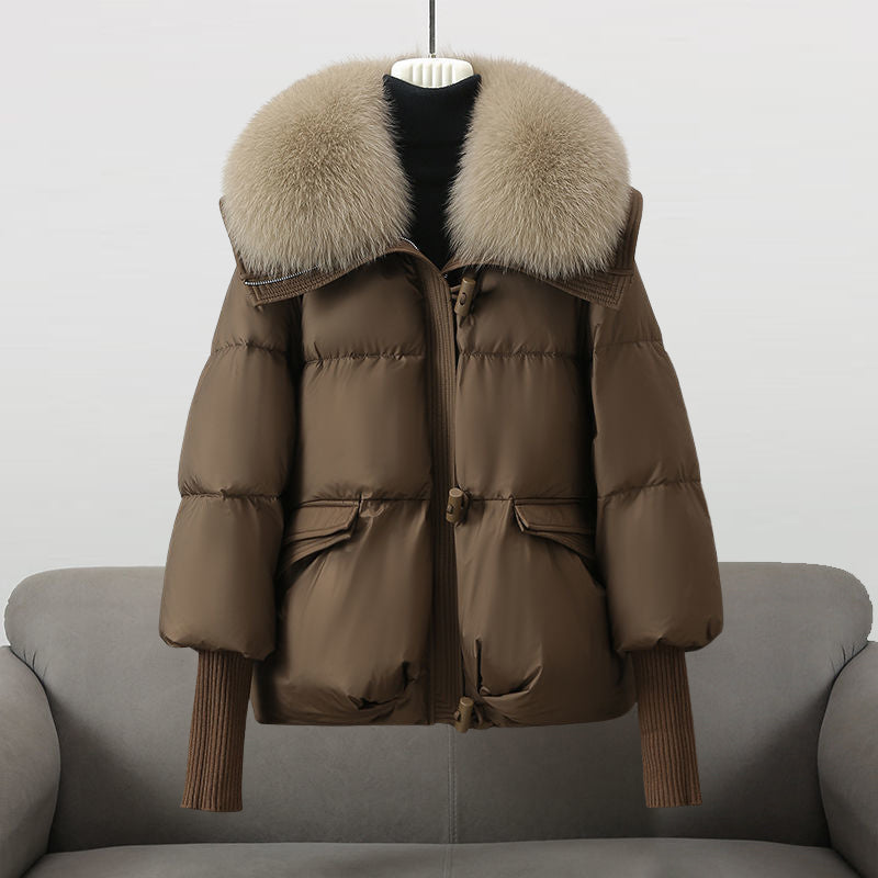 Oslo - Short coat with padded hood 4