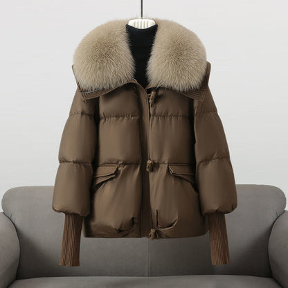 Oslo - Short coat with padded hood 4