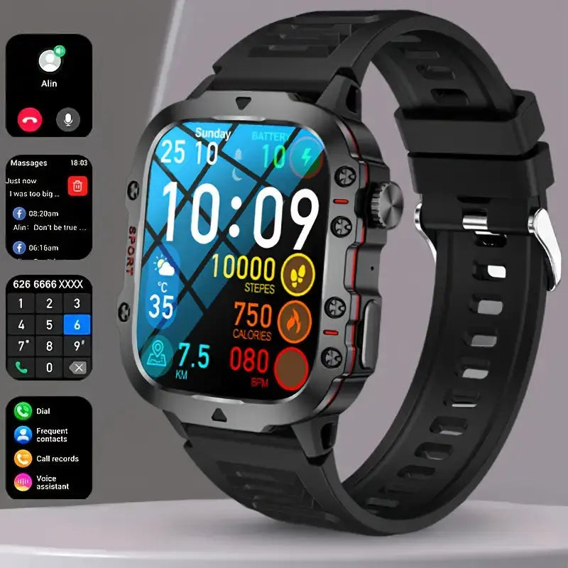 OutdoorExplorer | Durable Smartwatch with Health Tracking and 100+ Sports Modes 4