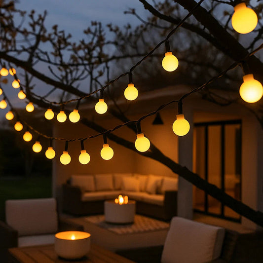 Outdoor Fairy Lights Solar String Waterproof Garden Decor 0
